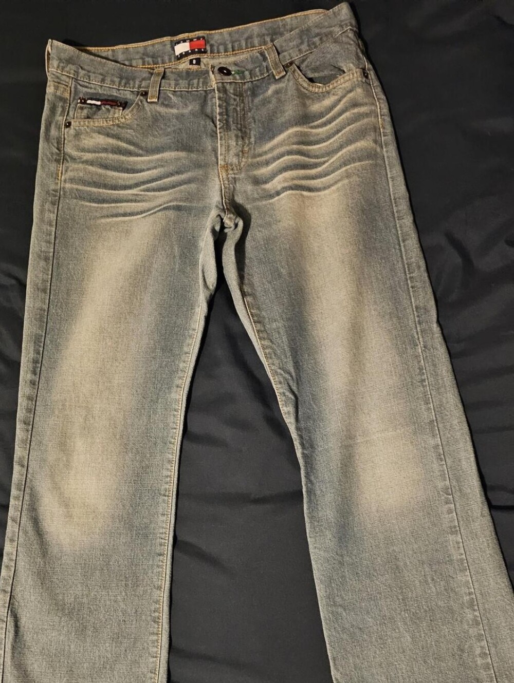 Women's Vintage 1990s Light Wash Tommy Hilfiger Denim Blue Jeans NWOT Size 9